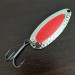 Vintage   Nebco Pixee, 1/2oz Nickel / Red fishing spoon #16389