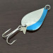 Vintage  Acme K.O. Wobbler , 3/4oz Nickel / Blue fishing spoon #16399