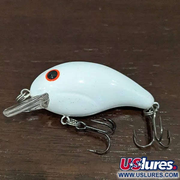 Vintage   ​Bandit 100 Rackit Squarebill, 1/4oz Pearl fishing lure #16414