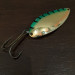 Vintage  Seneca Little Cleo (HULA GIRL), 3/4oz Gold Fire Tiger fishing spoon #16415