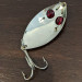 Vintage  Eppinger Red Eye Junior, 1/2oz Nickel/ red eyes fishing spoon #16443