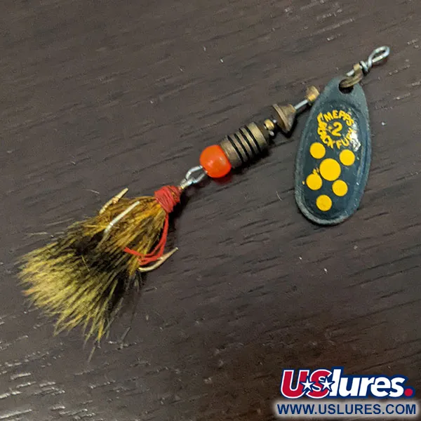 Mepps Black Fury 2 Dressed (squirrel tail)