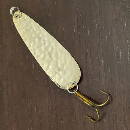 Vintage Acme Looter, 3/16oz Nickel/orange fishing spoon #16470