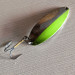 Vintage  Seneca Little Cleo (Hula Girl), 1/2oz Nickel/Green fishing spoon #16512