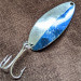 Vintage  Seneca Little Cleo (Hula Girl), 1/2oz Nickel/blue fishing spoon #16529