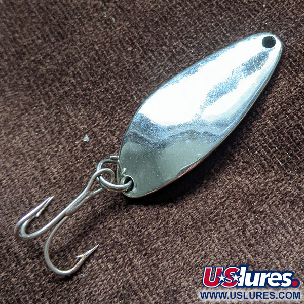 Vintage Little Cleo Seneca, 1/4oz Nickel fishing spoon #16530