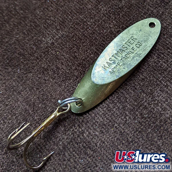 Vintage  Acme Kastmaster, 1/4oz Brass fishing spoon #16541