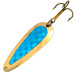 Vintage   Tony Accetta Tony's Spoon, 2/5oz Gold/blue fishing spoon #16559