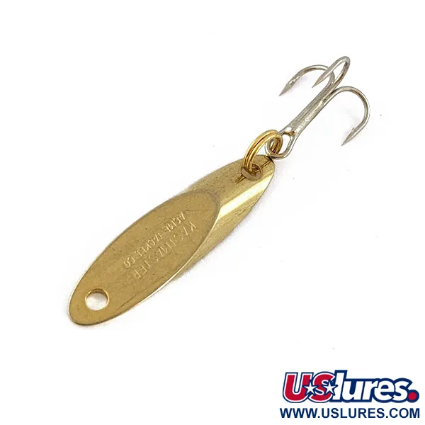 Vintage  Acme Kastmaster, 3/32oz Gold fishing spoon #16571