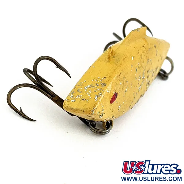 Vintage   Bill Lewis Rat-L-Trap, 2/5oz Yellow fishing lure #16582