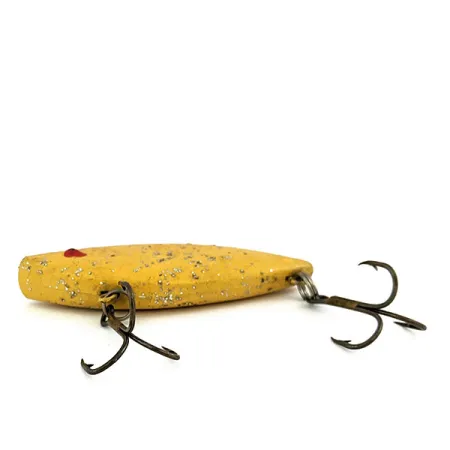 Vintage Bill Lewis Rat-L-Trap, 2/5oz Yellow fishing lure #16582