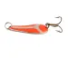 Vintage  Worth PÖС Chop UV​, 2/5oz Nickel/Red UV fishing spoon #17050