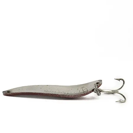 Vintage Acme Fiord Spoon Lightning (1950s), 2/5oz Nickel/Red/White fishing spoon #16607