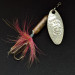 Vintage  Yakima Bait Worden’s Original Rooster Tail, 1/8oz Silver spinning lure #16623