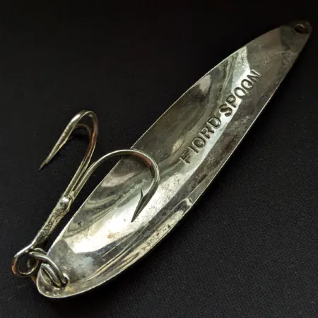 Vintage Acme Fiord Spoon, 2/3oz Nickel fishing spoon #16640