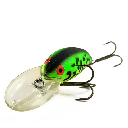 Vintage Bomber model 7A baby striper UV, 1/2oz Fire Tiger fishing lure #16641