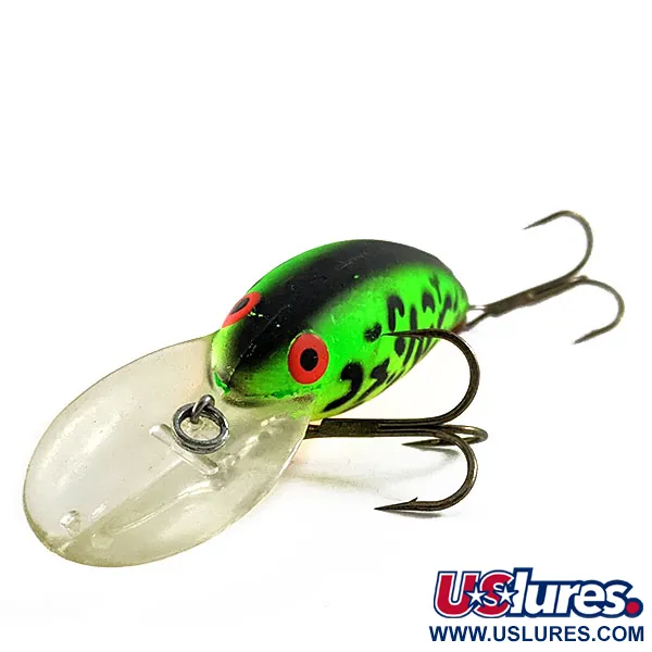 Vintage   Bomber model 7A baby striper UV, 1/2oz Fire Tiger fishing lure #16641