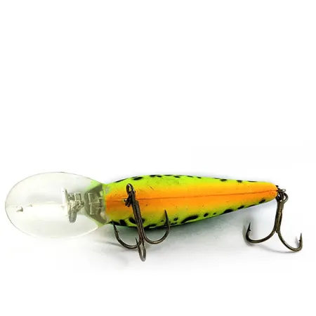 Vintage Bomber model 7A baby striper UV, 1/2oz Fire Tiger fishing lure #16641