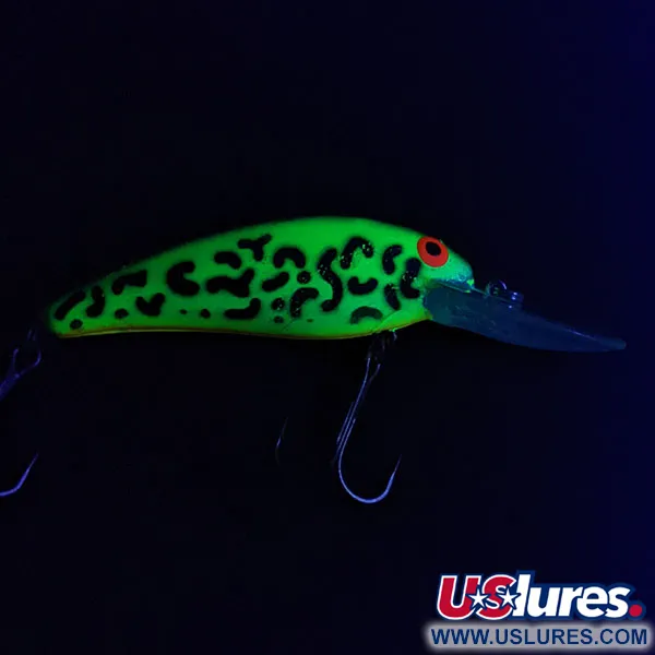 Vintage   Bomber model 7A baby striper UV, 1/2oz Fire Tiger fishing lure #16641