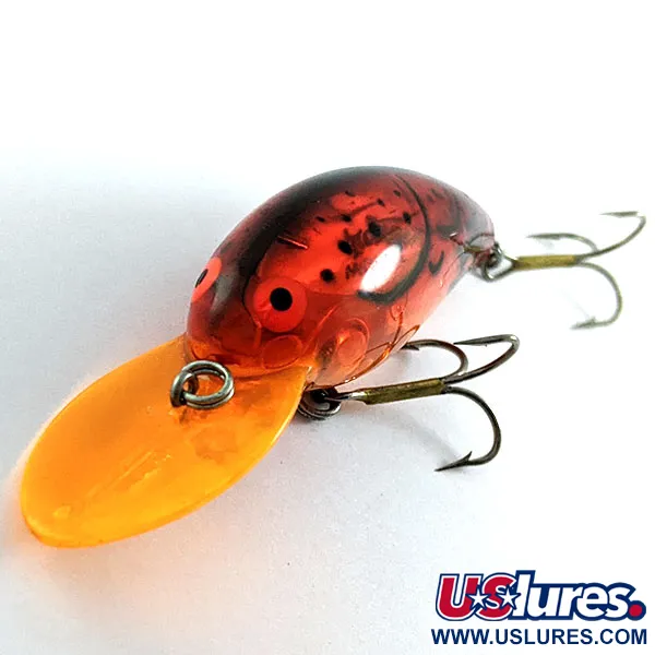 Vintage   Bomber model 7A  Larry Nixon Model A Groovy Orange, 1/2oz  fishing lure #16644