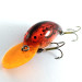 Vintage   Bomber model 7A  Larry Nixon Model A Groovy Orange, 1/2oz  fishing lure #16644