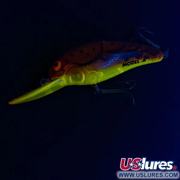 Vintage   Bomber model 7A  Larry Nixon Model A Groovy Orange, 1/2oz  fishing lure #16644