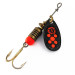 Vintage   Mepps Black Fury 1, 1/8oz Black /red spinning lure #16647