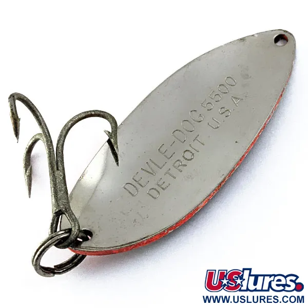 Vintage  Eppinger Dardevle Devle-Dog 5500 UV, 3/4oz  fishing spoon #16654