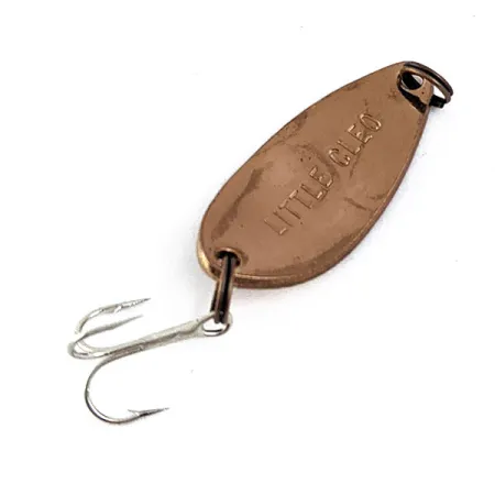 Vintage Little Cleo Seneca, 3/16oz Сopper/red fishing spoon #16659