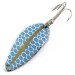 Vintage   Little Cleo Seneca, 3/16oz Blue/Silver fishing spoon #16660
