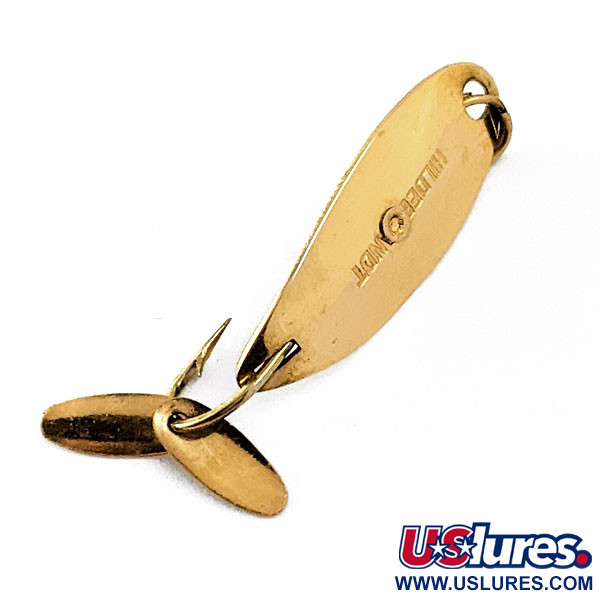Vintage  Hildebrandt Spinners Hildebrandt, 3/64oz Gold fishing spoon #16668