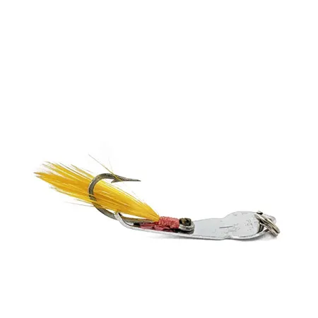 Vintage Tony Accetta Pet Spoon 12, 1/16oz Nickel/yellow fishing spoon #16669