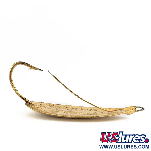 Vintage   Johnson Silver Minnow, 3/4oz Gold fishing spoon #16699