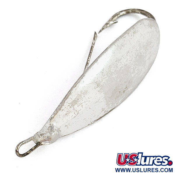 Vintage Johnson Silver Minnow, 1/3oz Silver fishing spoon #16703