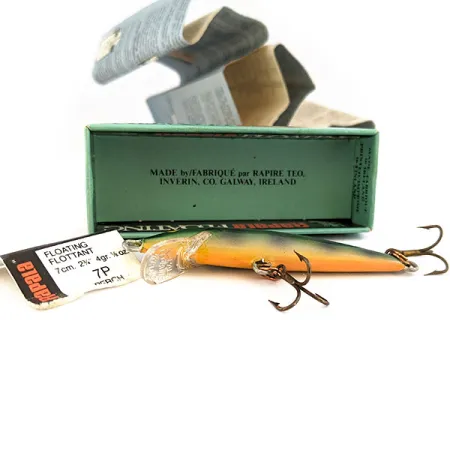 Rapala Original Floater F7 (Finland), 1/8oz fishing lure #16725