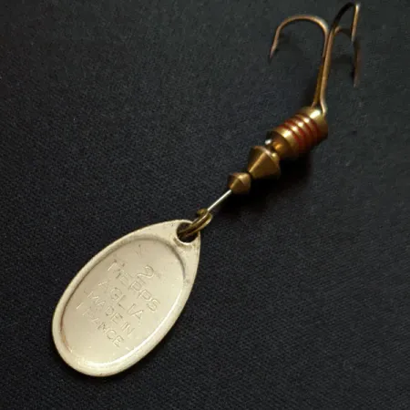 Vintage Mepps Aglia 2, 3/16oz Silver spinning lure #16734