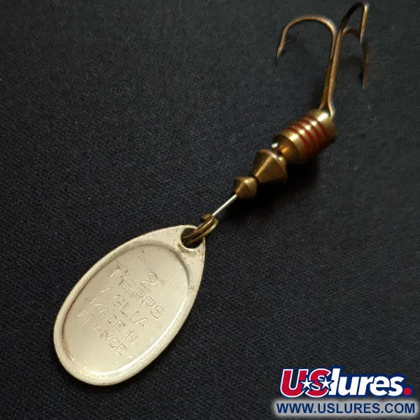 Vintage   Mepps Aglia 2, 3/16oz Silver spinning lure #16734