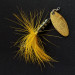 Vintage  Yakima Bait Worden’s Original Rooster Tail 2, 1/8oz Gold spinning lure #16741