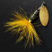 Vintage  Yakima Bait Worden’s Original Rooster Tail 2, 1/8oz Gold spinning lure #16742