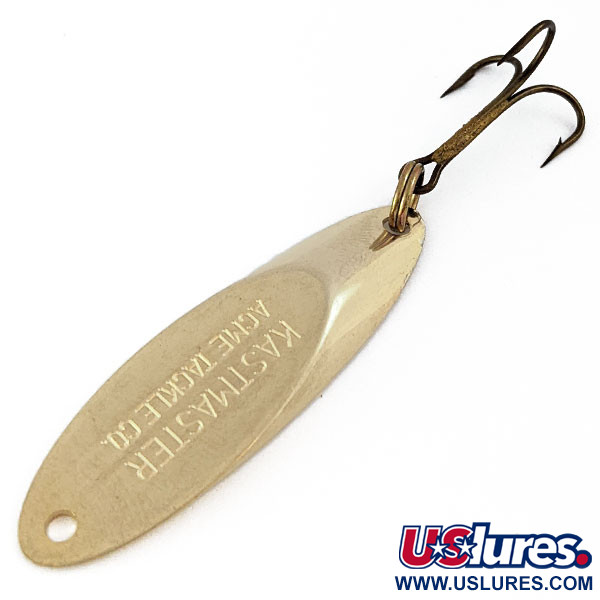 Vintage Acme Kastmaster, 3/8oz Gold fishing spoon #16771