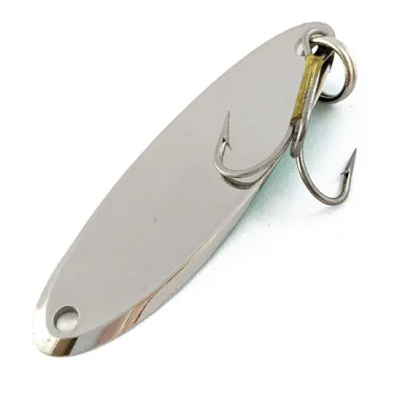 Vintage Acme Kastmaster, 1/2oz Nickel/Green fishing spoon #16772