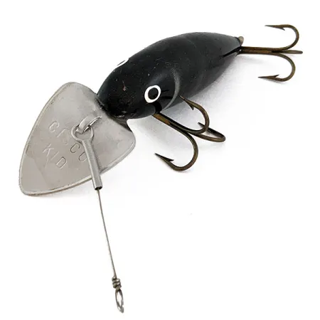 Vintage Suick Cisco Kid, 1/3oz Black fishing lure #16779