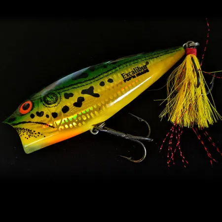 Vintage XCalibur Excalibur Pop'n Image Bill Dance, 2/5oz fishing lure #16789