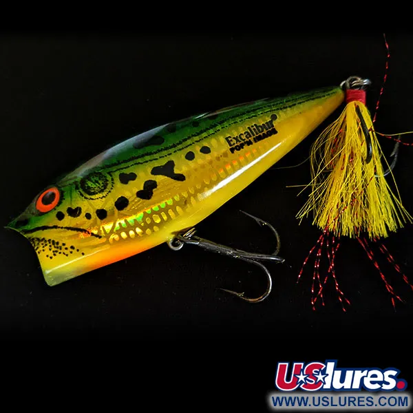 Vintage  XCalibur Excalibur Pop'n Image Bill Dance, 2/5oz  fishing lure #16789