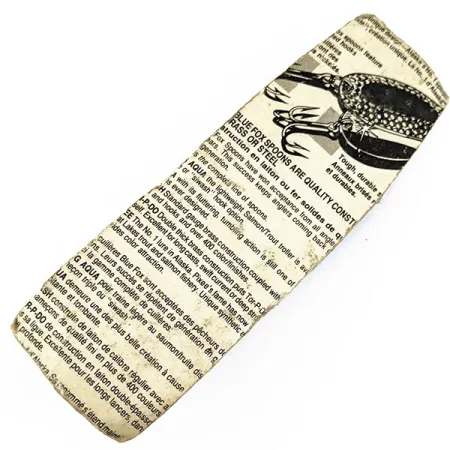 Blue Fox Pixee, 1/4oz Nickel/yellow fishing spoon #16801