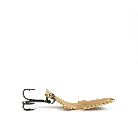 Vintage Acme Phoebe, 3/16oz Gold/Fire Tiger fishing spoon #16816