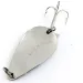 Vintage  Acme K.O. Wobbler , 3/4oz Nickel fishing spoon #16847