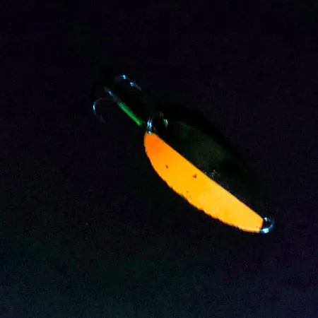 Vintage Acme Little Cleo, 2/5oz Nickel/Red fishing spoon #16879