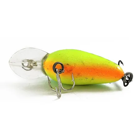 Vintage Bomber Fat A B04F UV , 3/16oz Fire Tiger fishing lure #16894