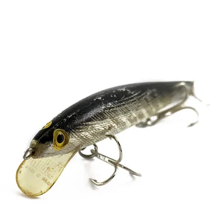 Vintage Rebel Floater F12, 1/3oz Silver fishing lure #16897